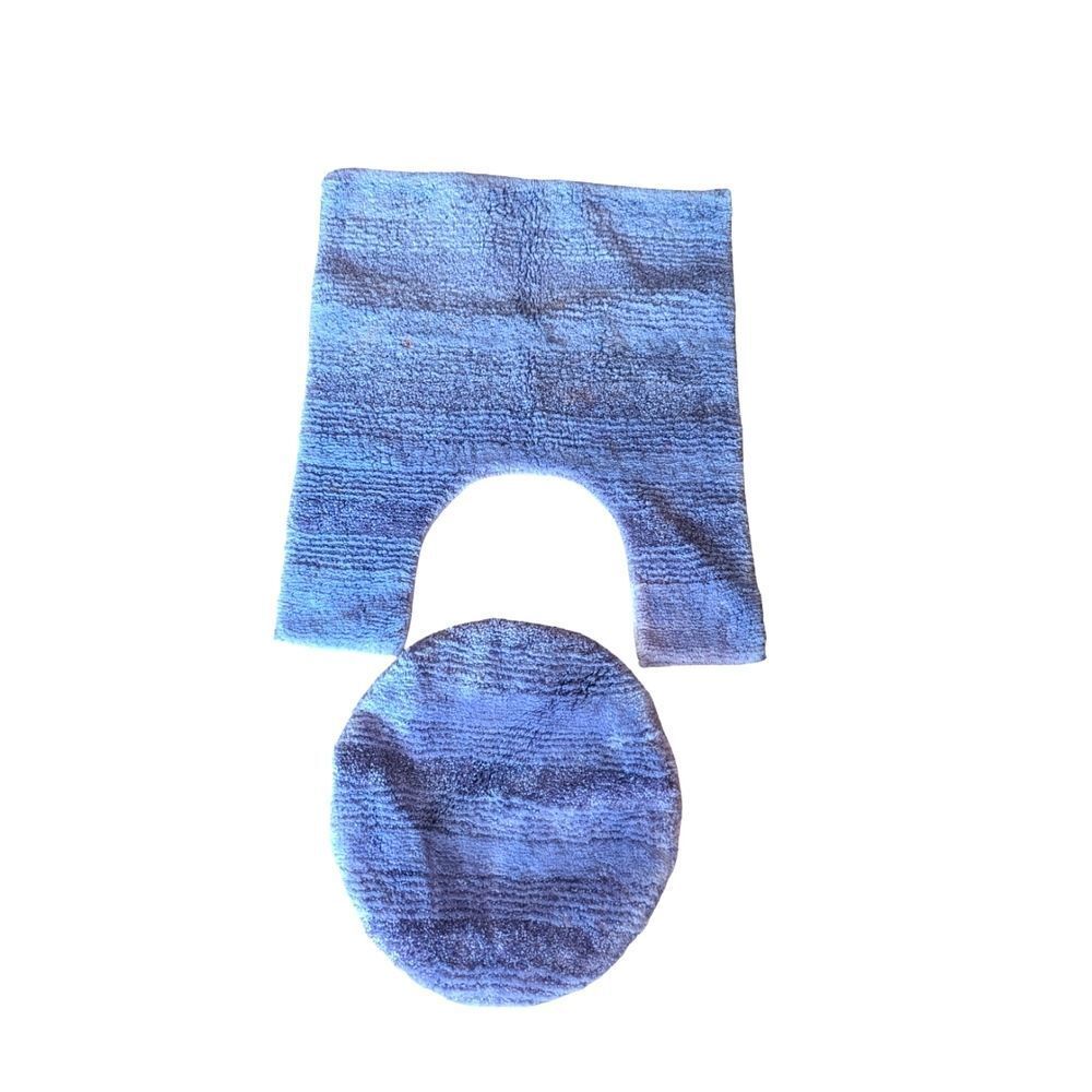 🛍️ Lavender Toilet Seat Cover and Rug